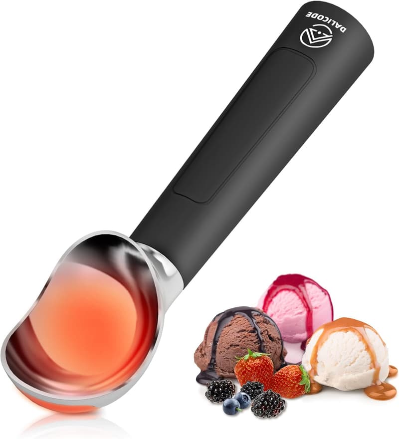 Electric Heated Ice Cream Scoop – Rechargeable Handheld Tool
