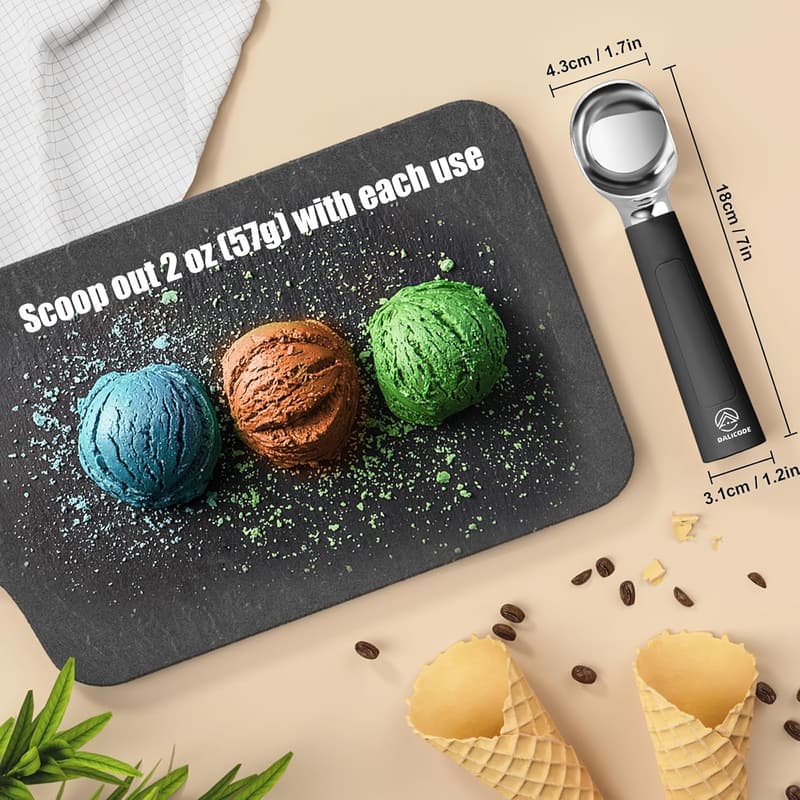 Electric Heated Ice Cream Scoop – Rechargeable Handheld Tool