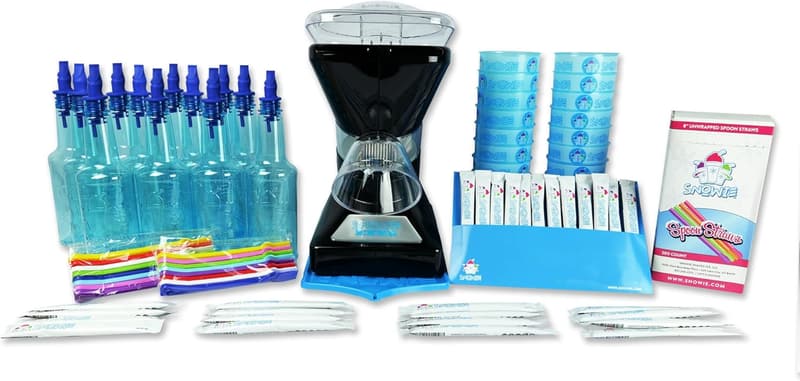 Little Snowie Max Shaved Ice Maker with Syrup Mix Kit