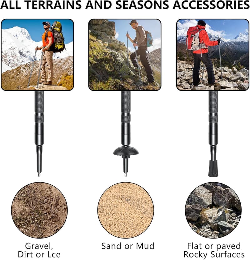 Lightweight Detachable Hiking Pole for Men and Women