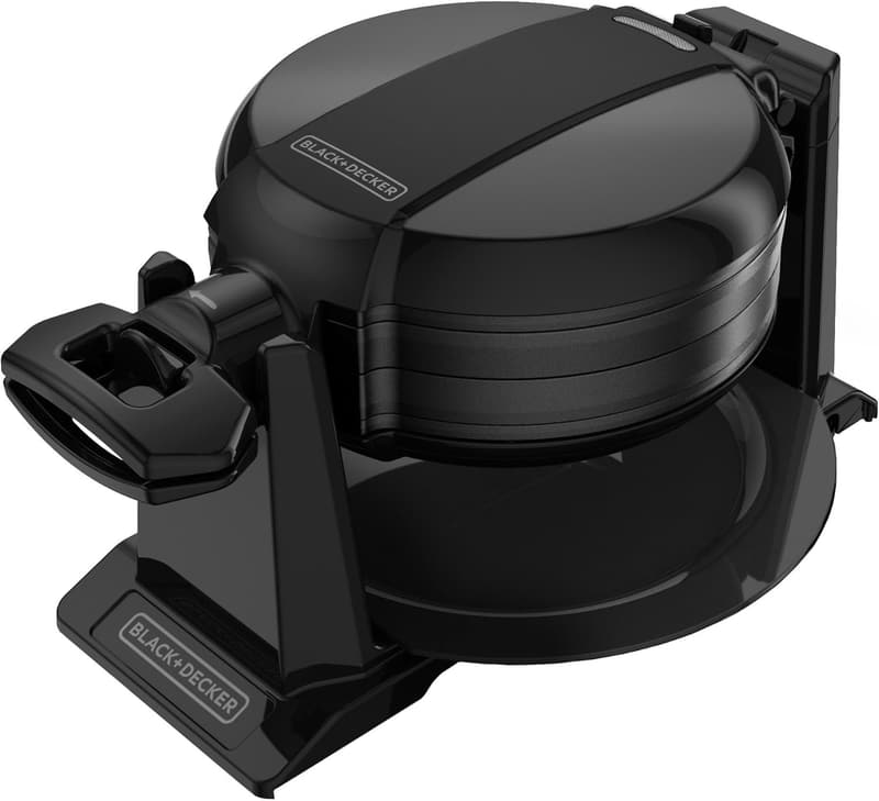 BLACK+DECKER Rotating Waffle Maker, Black