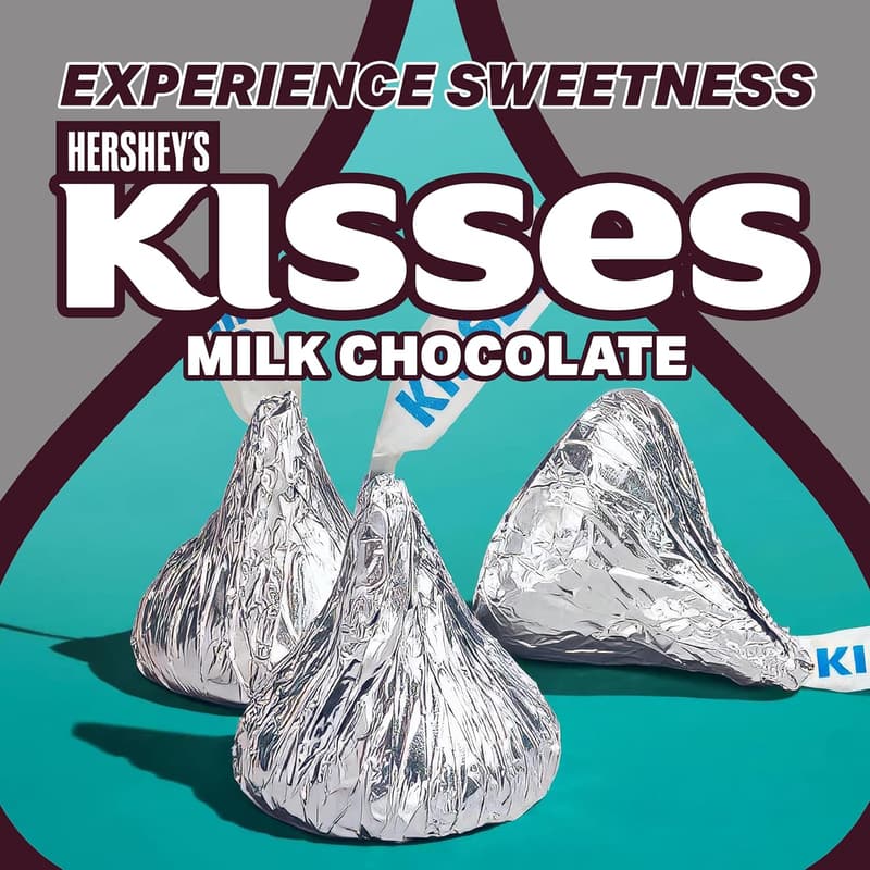 Halloween Candy - Hershey's Kisses Milk Chocolate - 1.5 lb