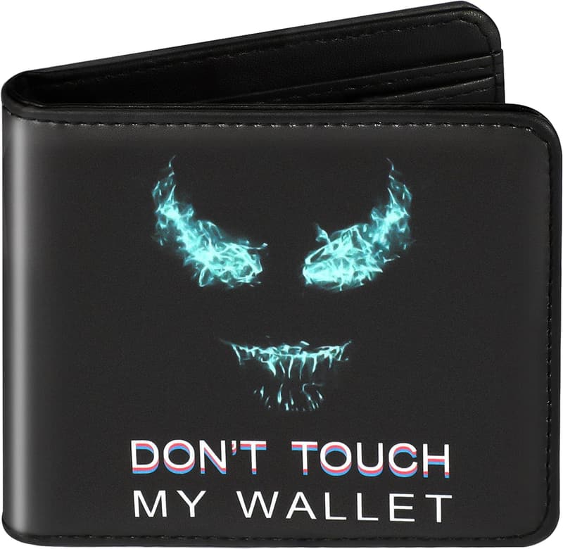 Aesthetic RFID Blocking Leather Wallet for Men with Coin Pocket