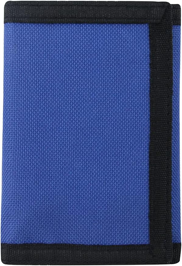Navy Blue RFID Blocking Trifold Wallet for Teens