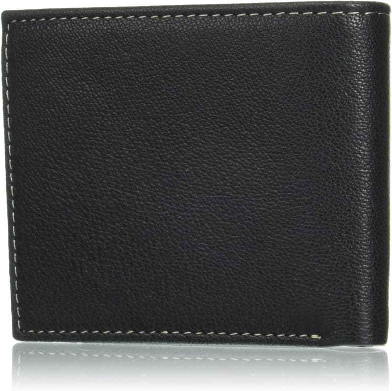Genuine Leather RFID Blocking Wallet for Men - Slim Black Design