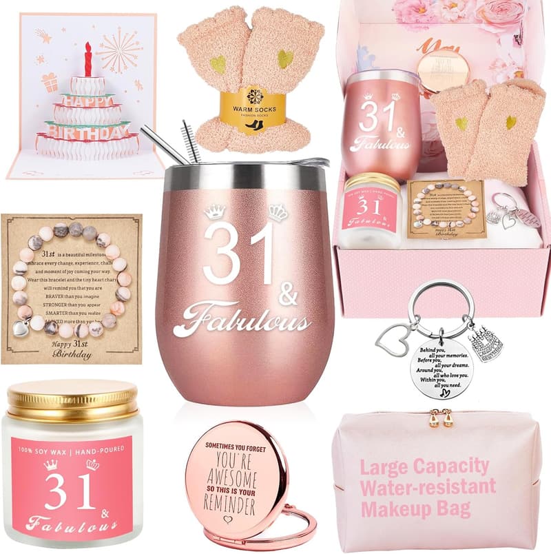 Happy 31st Birthday Gift Basket for Women