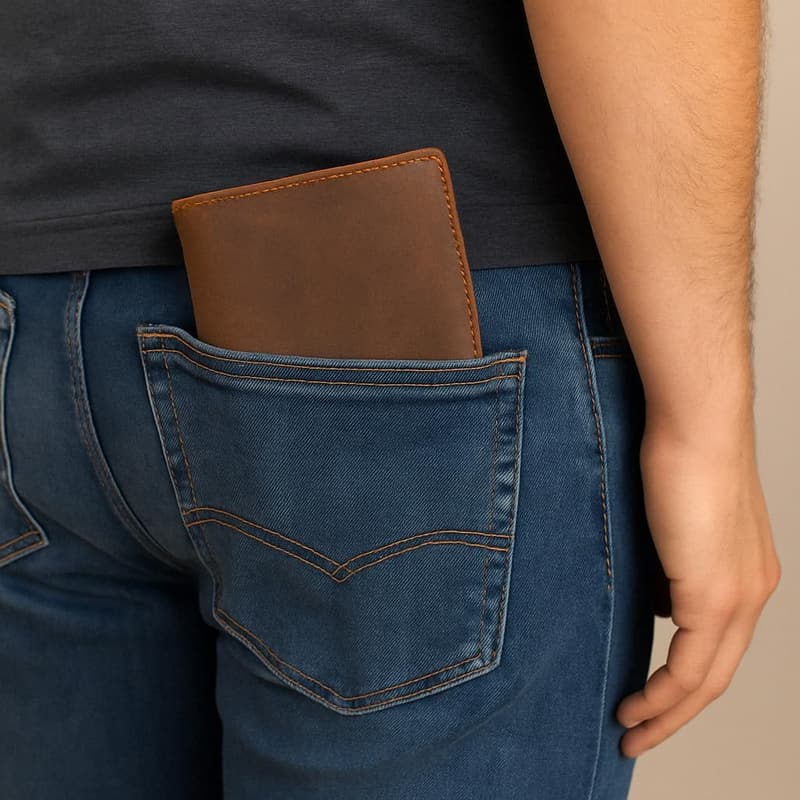Genuine Leather RFID Wallet for Men & Women with 20 Slots