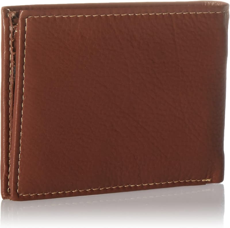 Men's Leather RFID Bifold Security Wallet