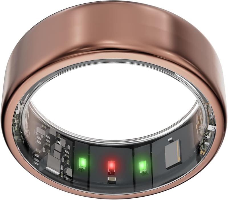 Vic Smart Ring Gen 1 with Sizing Kit, Rose Gold, Size 7