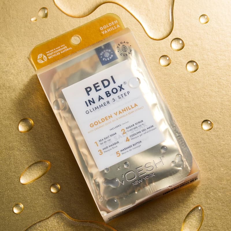 At-Home Vegan Pedicure Kit - VOESH Pedi in a Box Glimmer