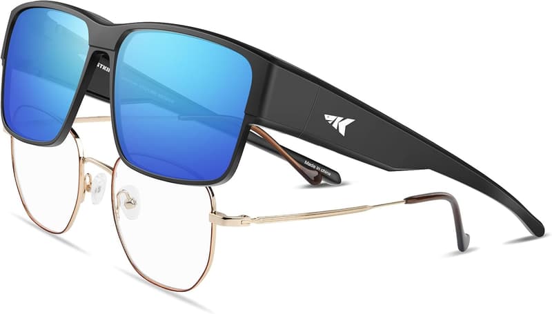 Ultralight Fit-Over Polarized Fishing Sunglasses with UV400 Protection