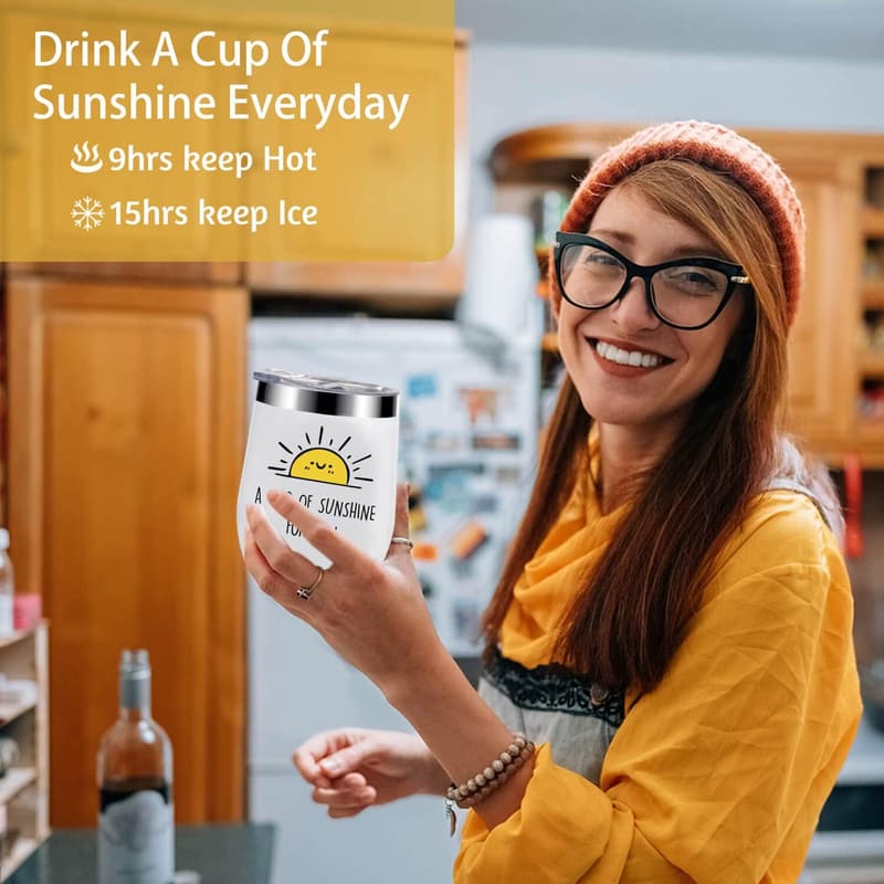 Get Well Soon Sunflower Care Package for Women - 10 Pcs