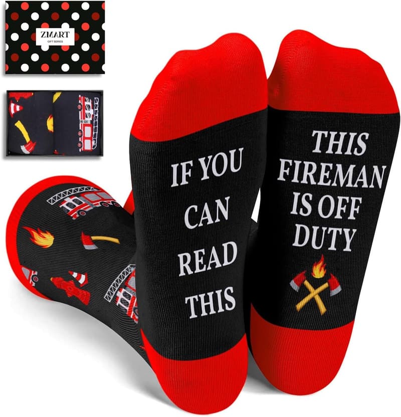 Retirement Socks for Police, Doctor, and Firefighter Gifts
