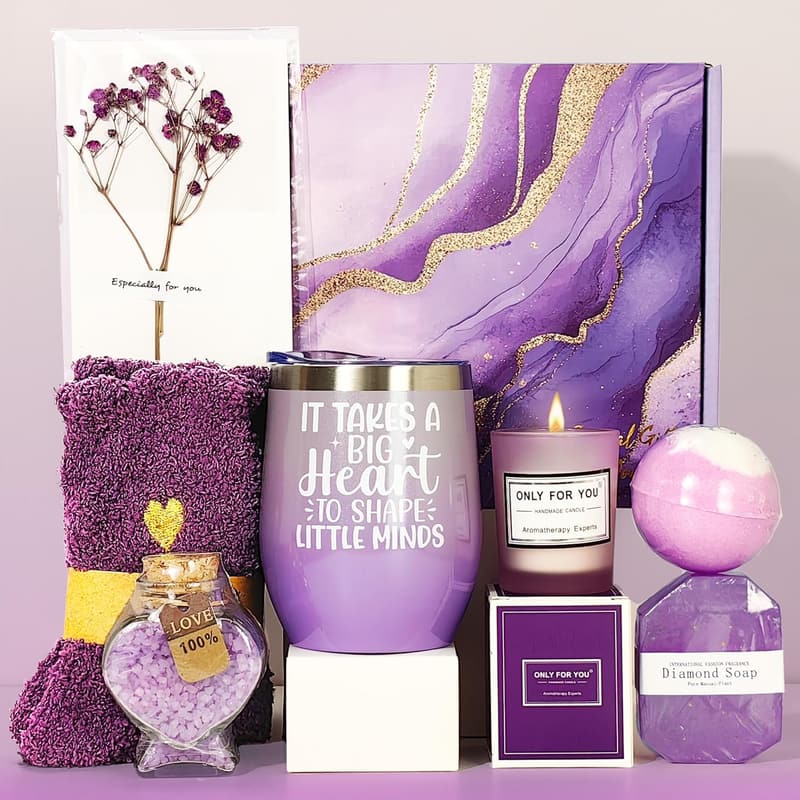 Teacher Appreciation Gift Set for Women - Bulk Thank You Box