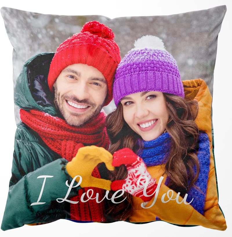 Mother's Day Personalized Velvet Photo Pillow Cover 16