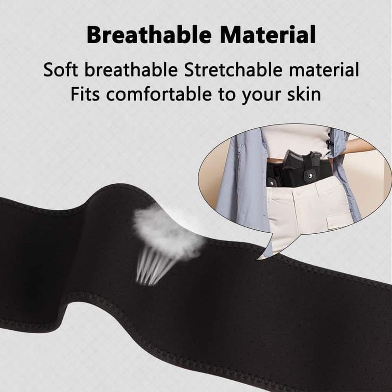 Universal Belly Band Holster for Men and Women - Breathable Neoprene