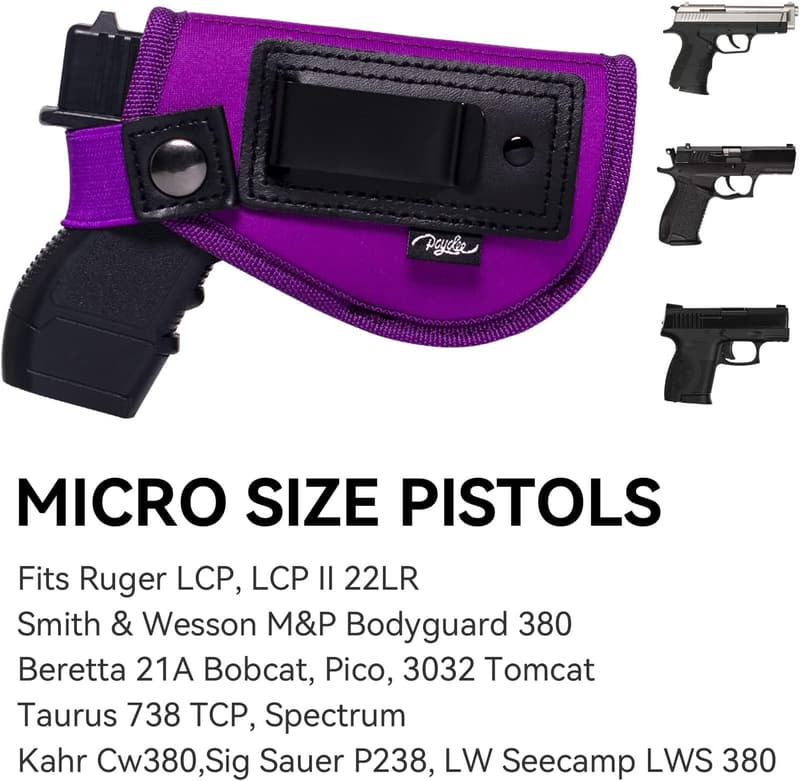 Concealed Carry Holster for Women - Micro Handgun IWB Design