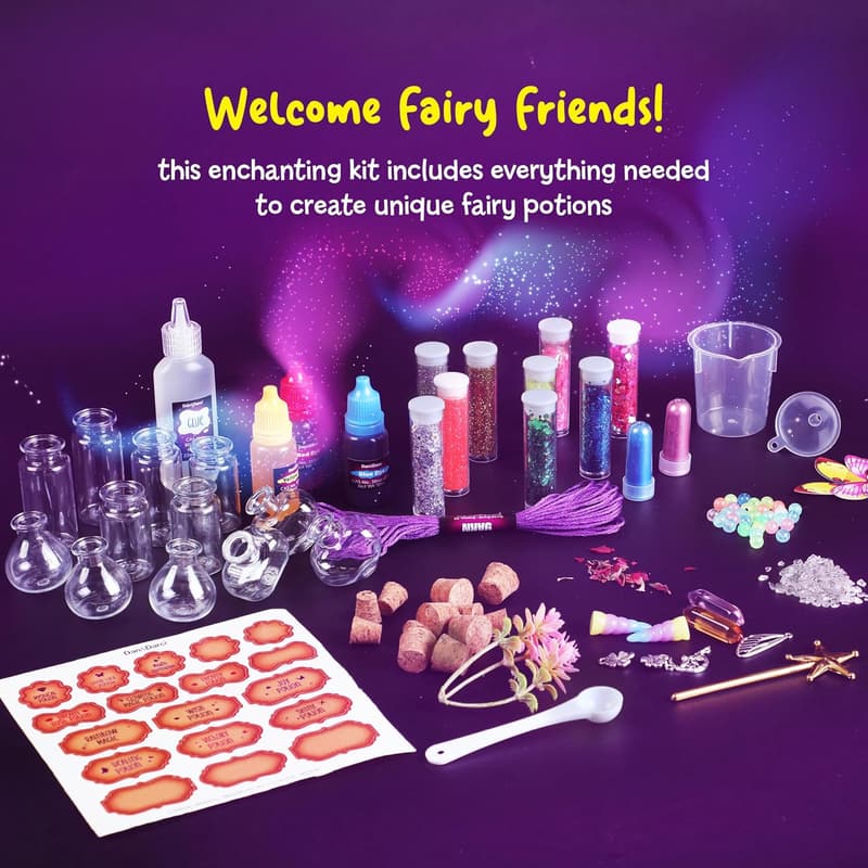 Fairy Magic Potion Kit for Kids - Arts & Crafts Gift for Girls 6-10