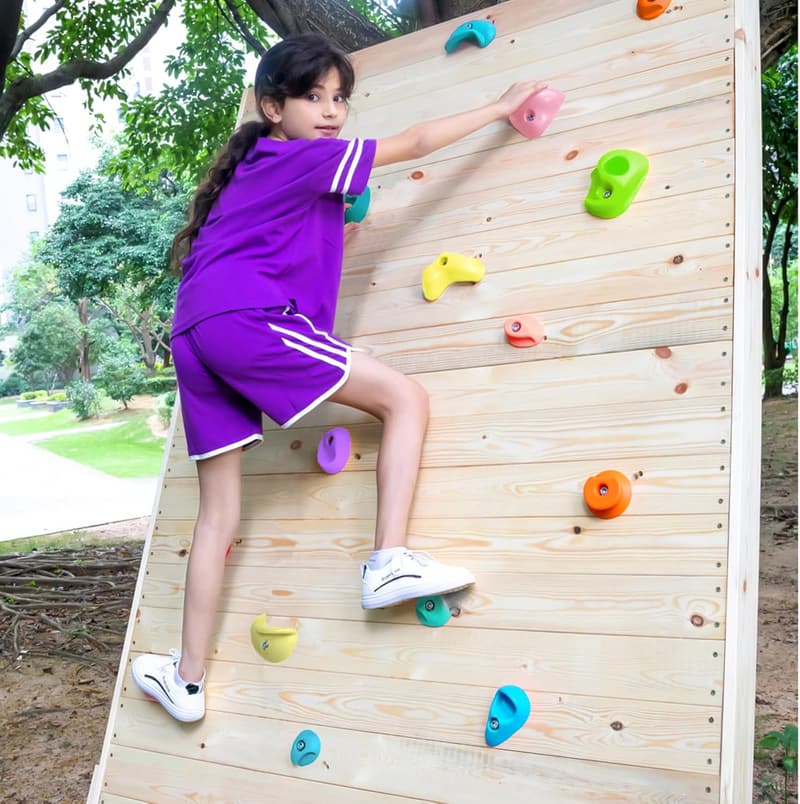 Rock Climbing Holds Set for Kids & Adults - Indoor/Outdoor
