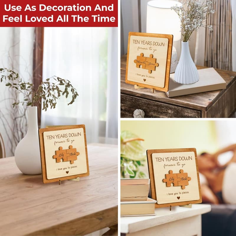 10th Anniversary Tin Gift Set for Couples