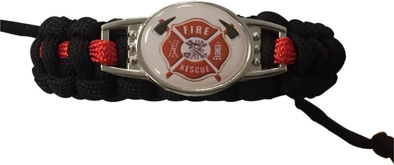 Firefighter Paracord Bracelet Gift for Him or Her