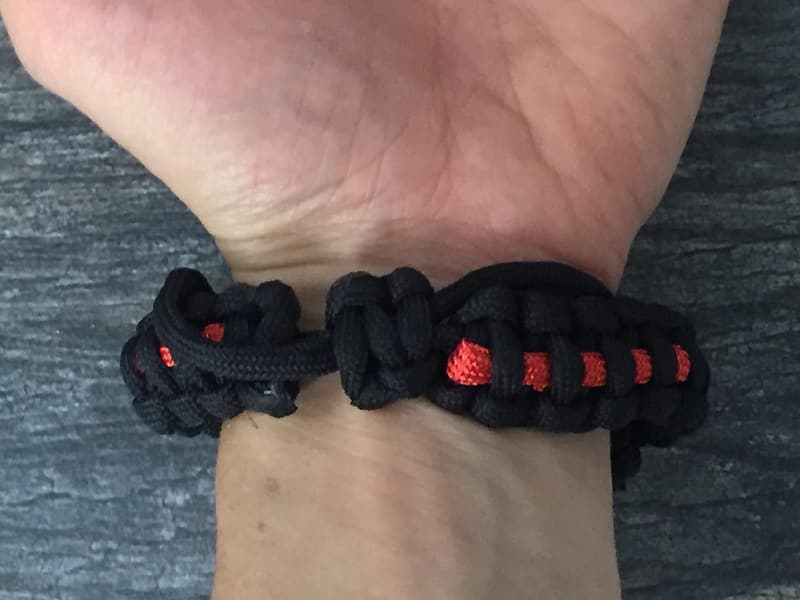 Firefighter Paracord Bracelet Gift for Him or Her