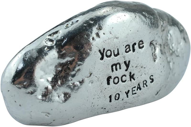 10th Anniversary Solid Tin 
