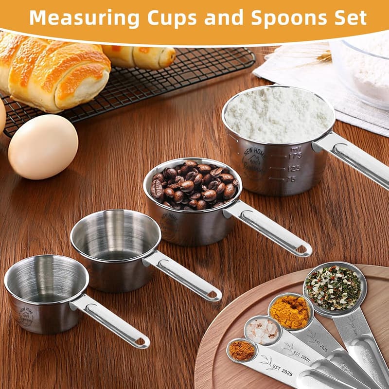 Housewarming Gifts: Measuring Cups and Spoons Set for New Home