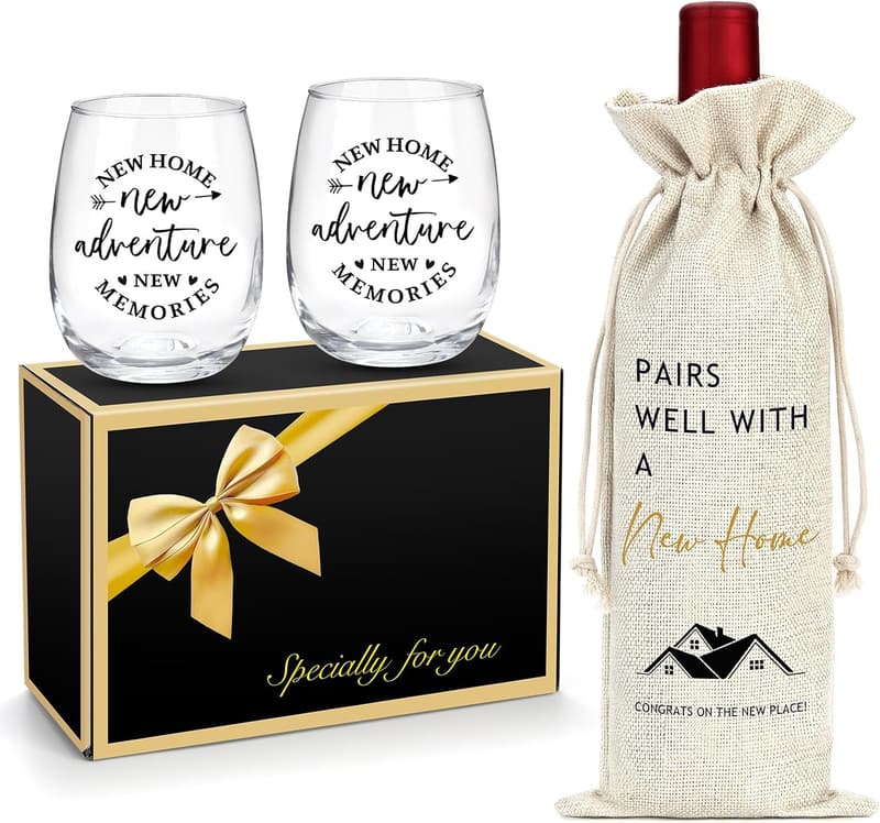 New Home Gift Basket for Couples - Housewarming Celebration