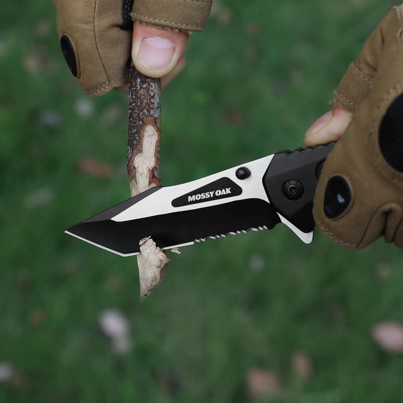 MOSSY OAK Tactical Folding Pocket Knife with G10 Handle