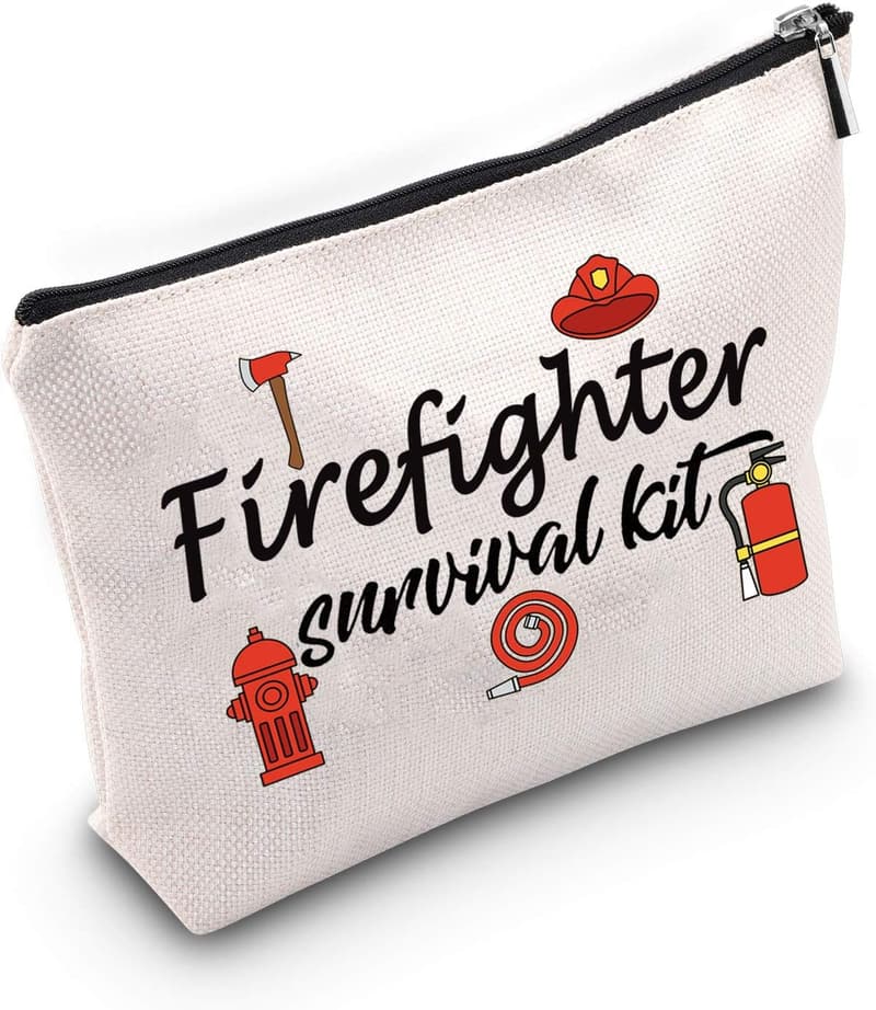 Firefighter Graduation Makeup Bag - Survival Kit Gift