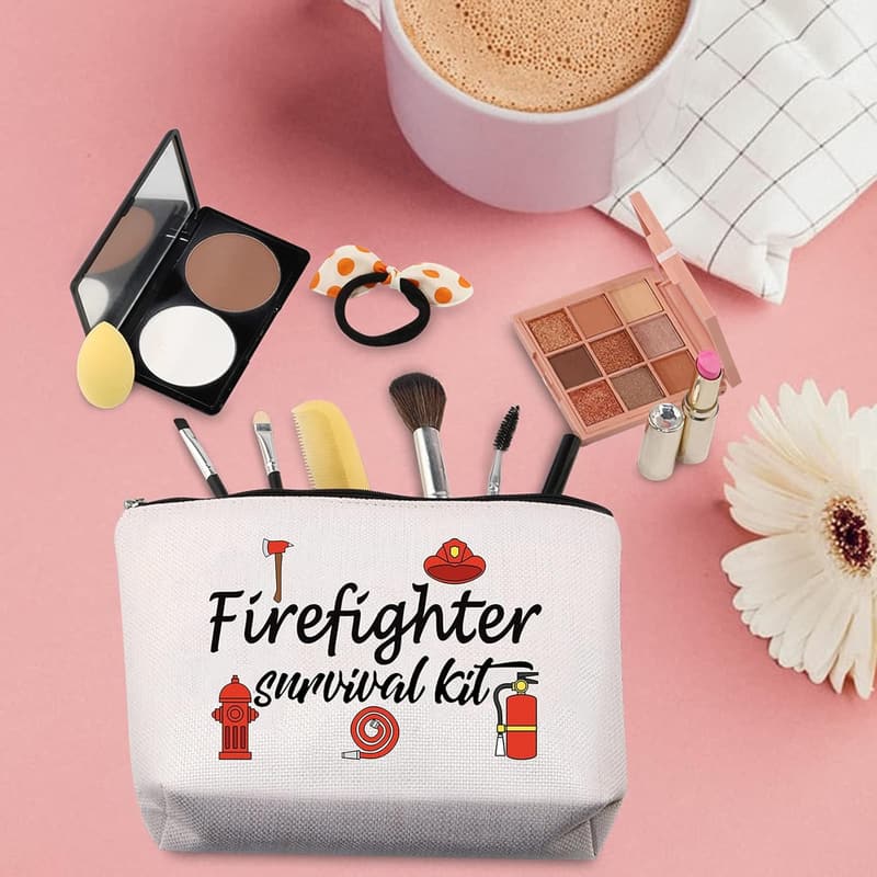 Firefighter Graduation Makeup Bag - Survival Kit Gift