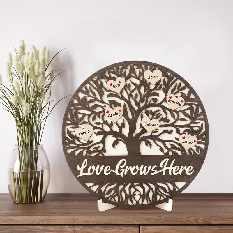 Personalized Family Tree Gift for Father's Day