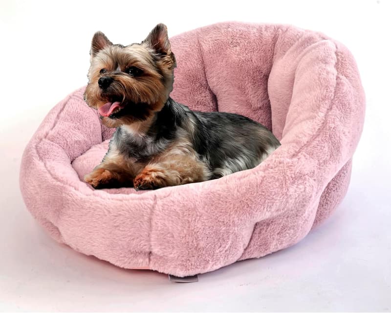 Luxury Faux Fur Orthopedic Pet Bed for Small Dogs & Cats