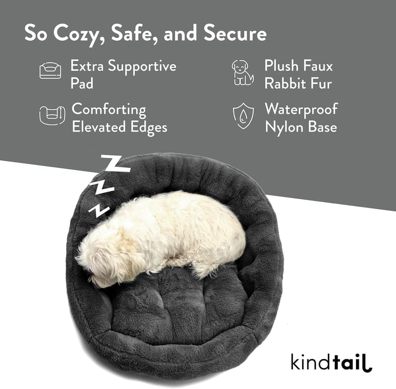 Luxury Faux Fur Orthopedic Pet Bed for Small Dogs & Cats