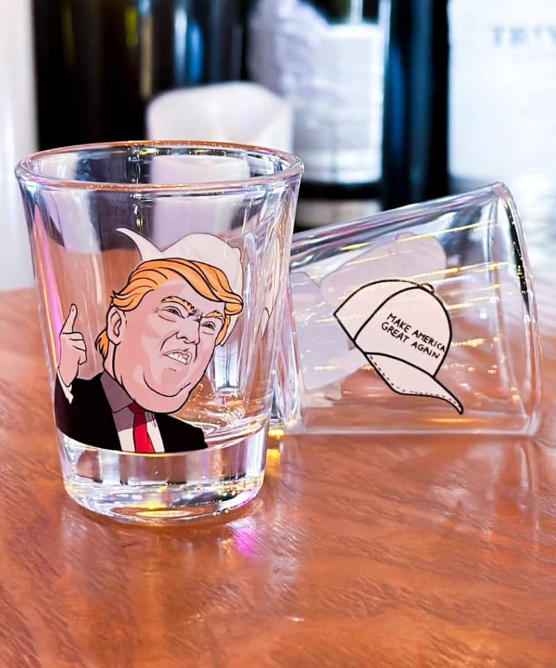 2024 Trump Color-Changing Shot Glass Set – Novelty Party Gift