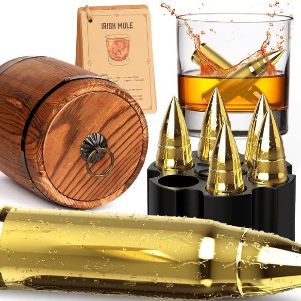 Whiskey Stones Gift Set for Dad - Unique Father's Day Present