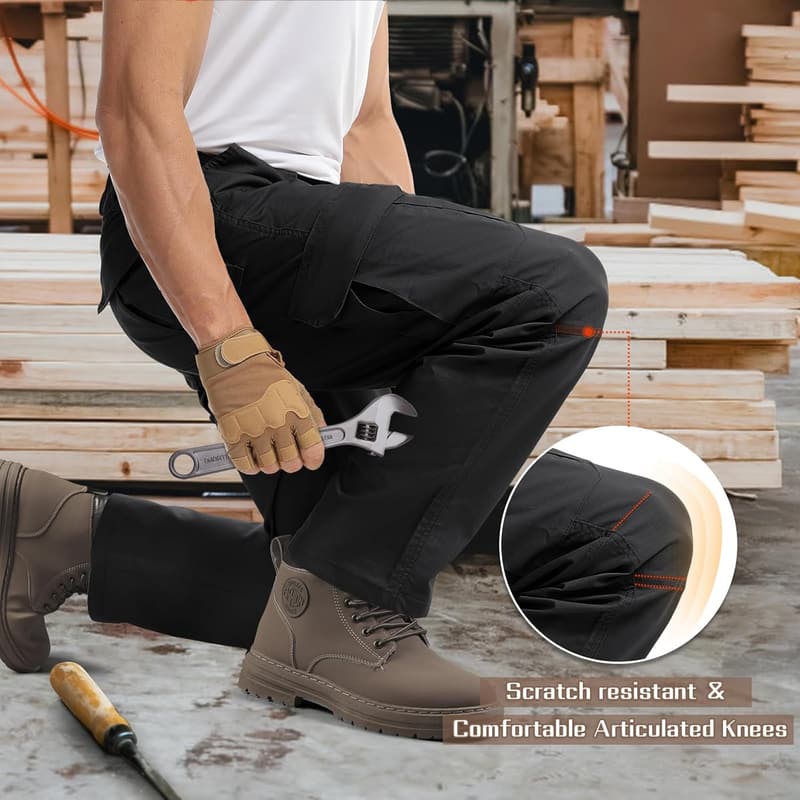Men's Breathable Ripstop Cargo Pants for Outdoor Activities