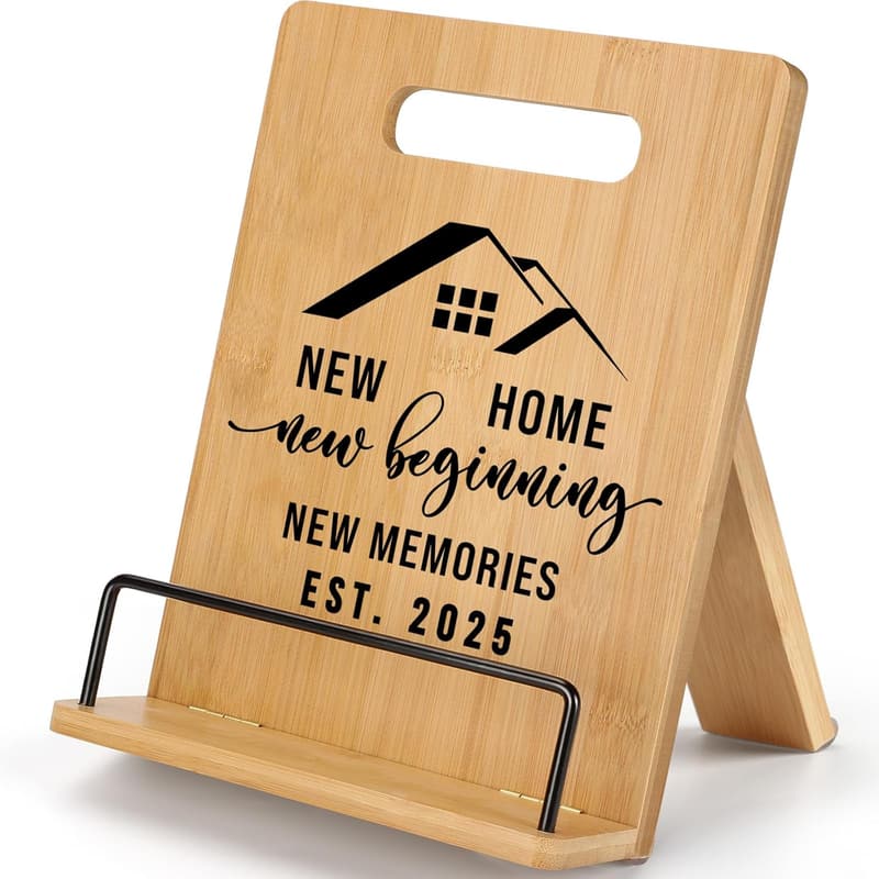 Housewarming Gift: 2025 Cookbook Stand for New Homeowners