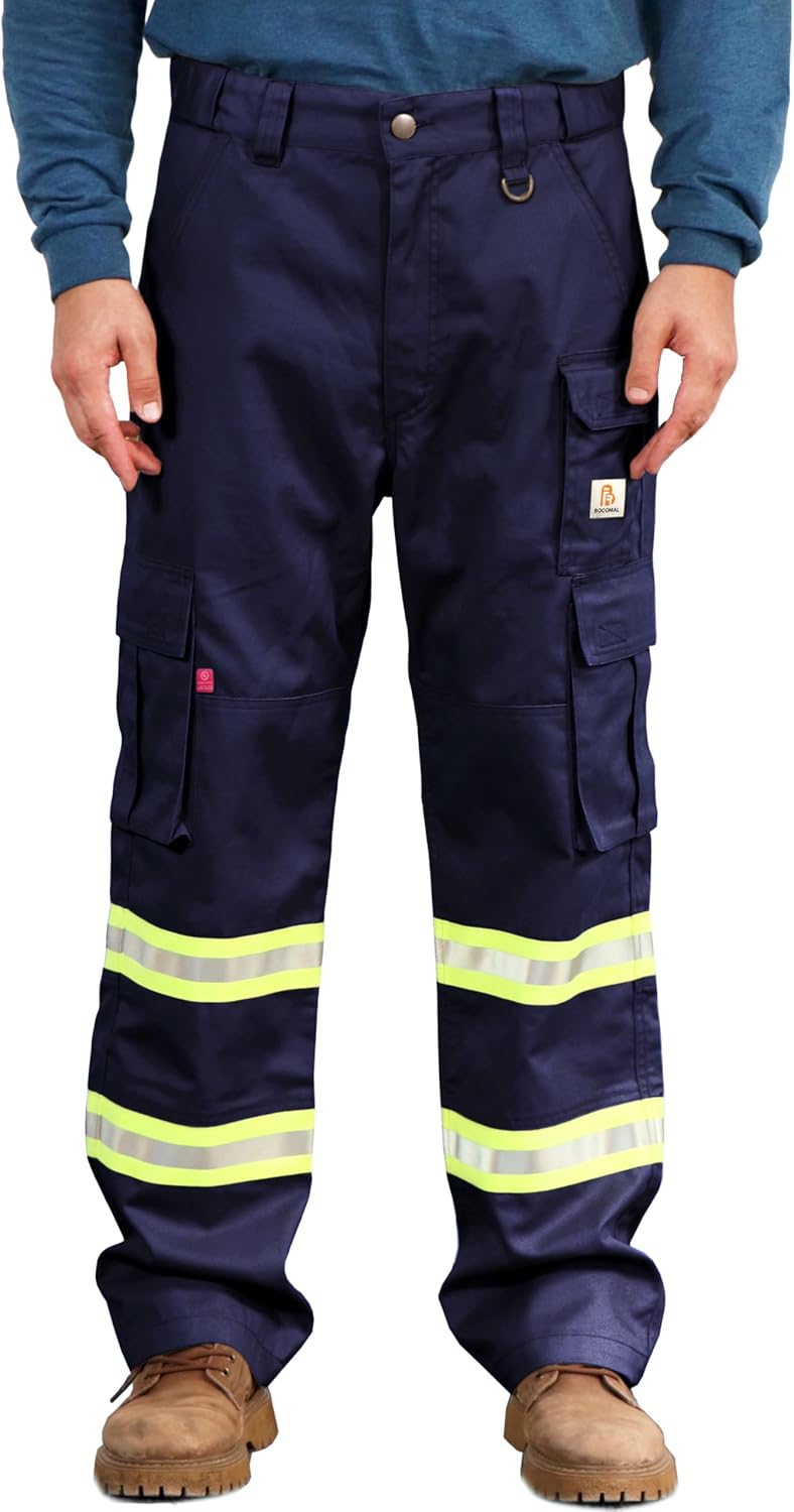 High Visibility Flame Resistant Cargo Pants with Pockets