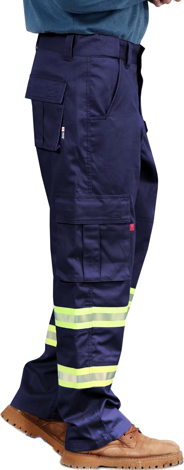 High Visibility Flame Resistant Cargo Pants with Pockets