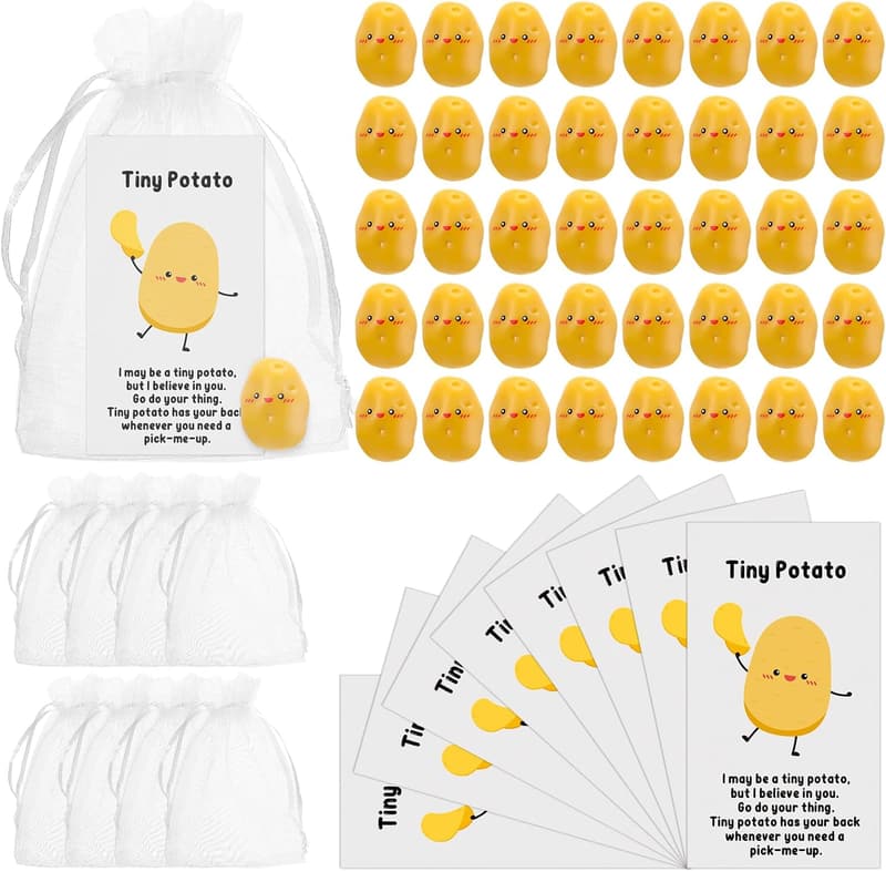 Inspirational Potato Gift Set with Funny Card for Graduates