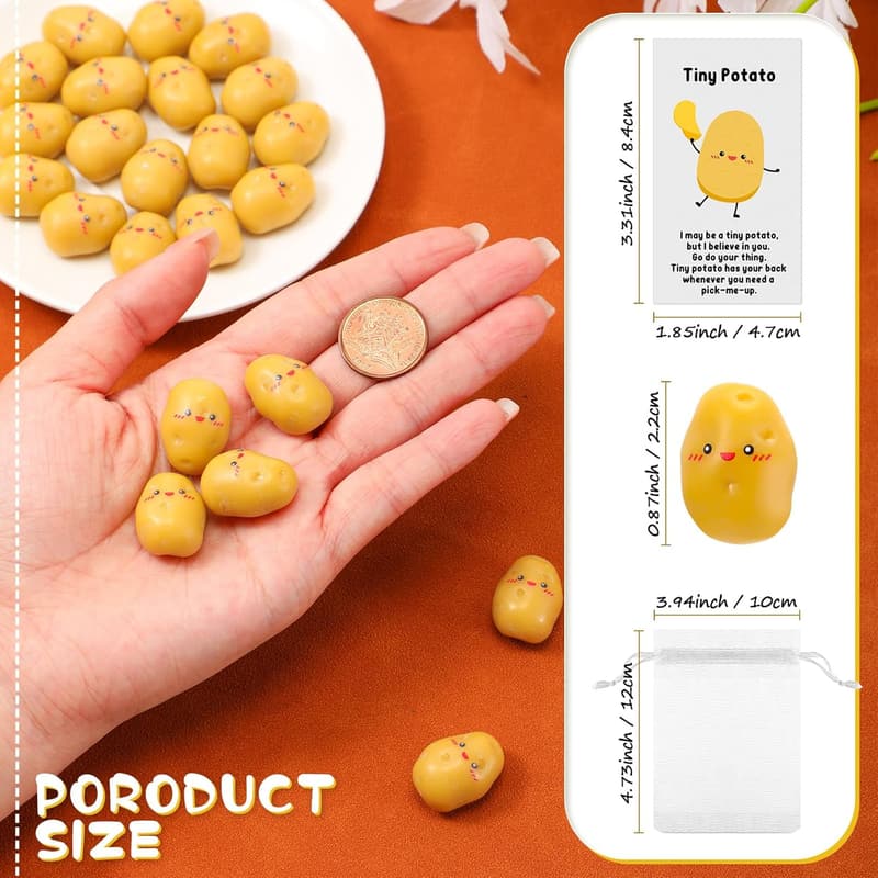 Inspirational Potato Gift Set with Funny Card for Graduates