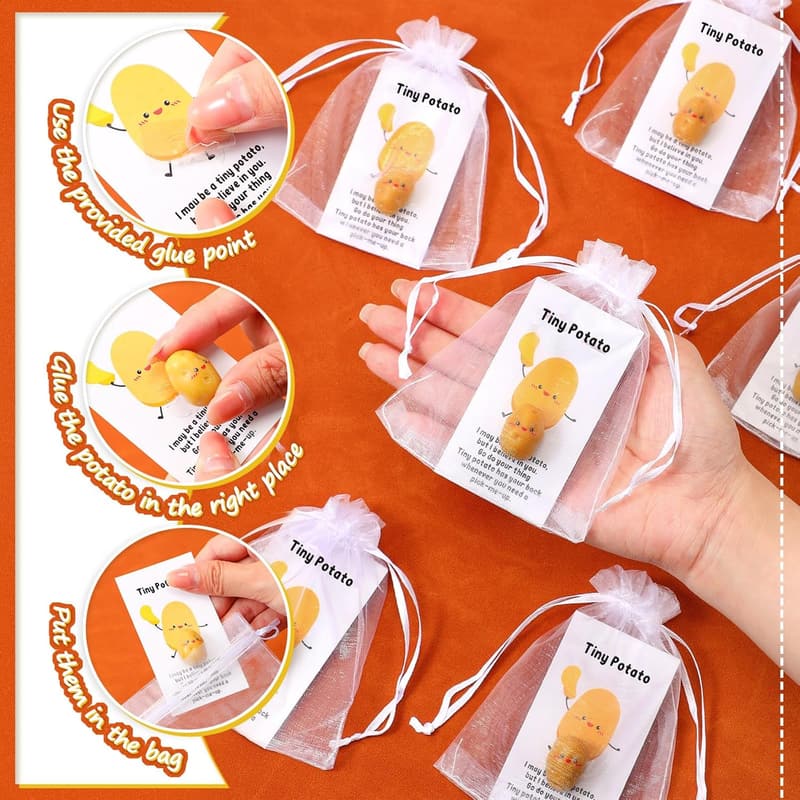 Inspirational Potato Gift Set with Funny Card for Graduates