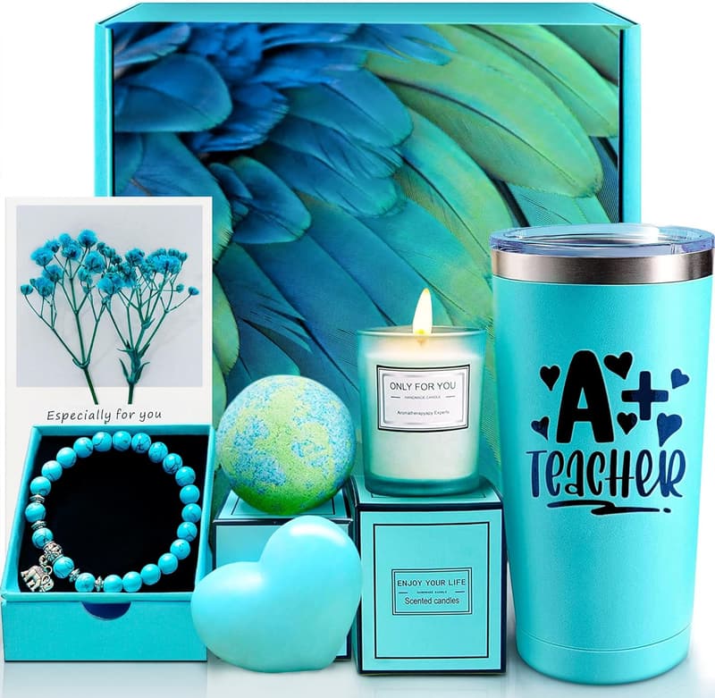 Personalized Teacher Appreciation Gift Basket Set