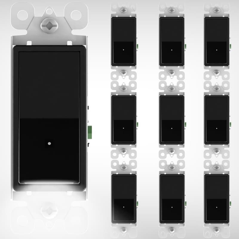 SOZULAMP 10-Pack LED Night Light Switches with Sensor