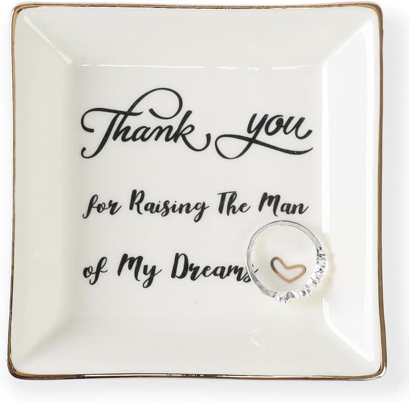 Ceramic Jewelry Tray - Ideal Gift for Mom, Sister, Friends