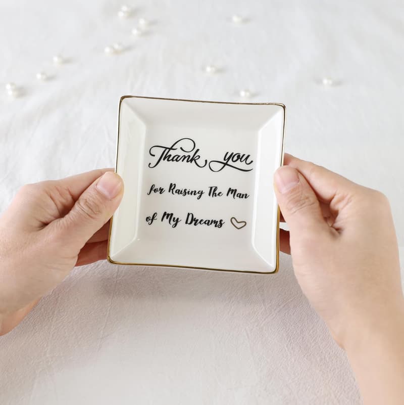 Ceramic Jewelry Tray - Ideal Gift for Mom, Sister, Friends
