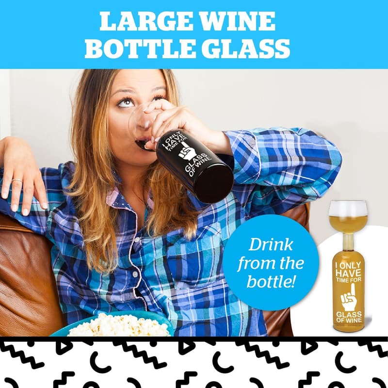 Wine Bottle Glass - 