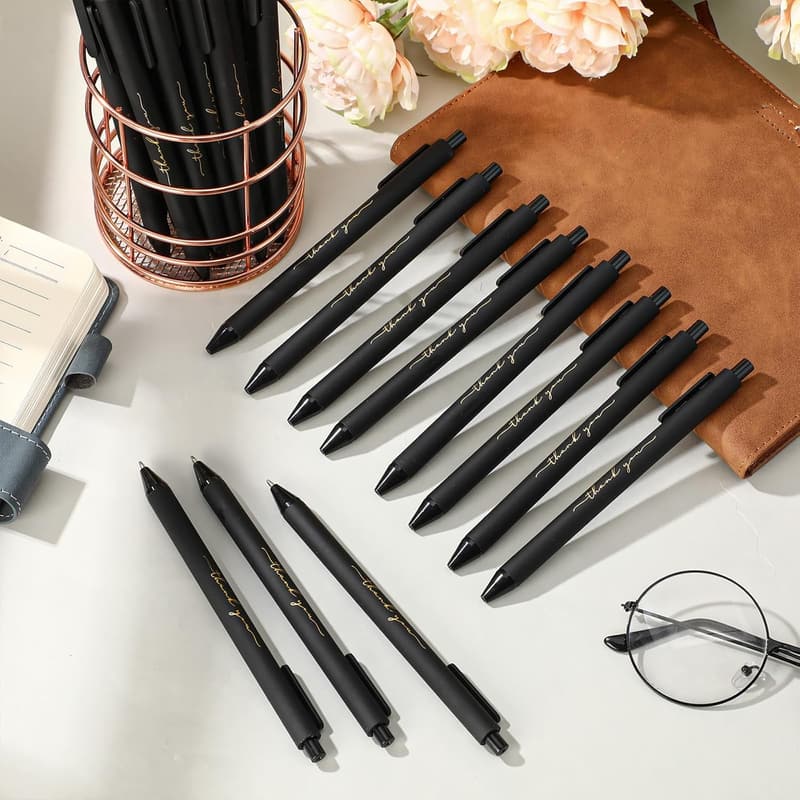 Thank You Gift Set: 30 Multicolor Ballpoint Pens for Employees